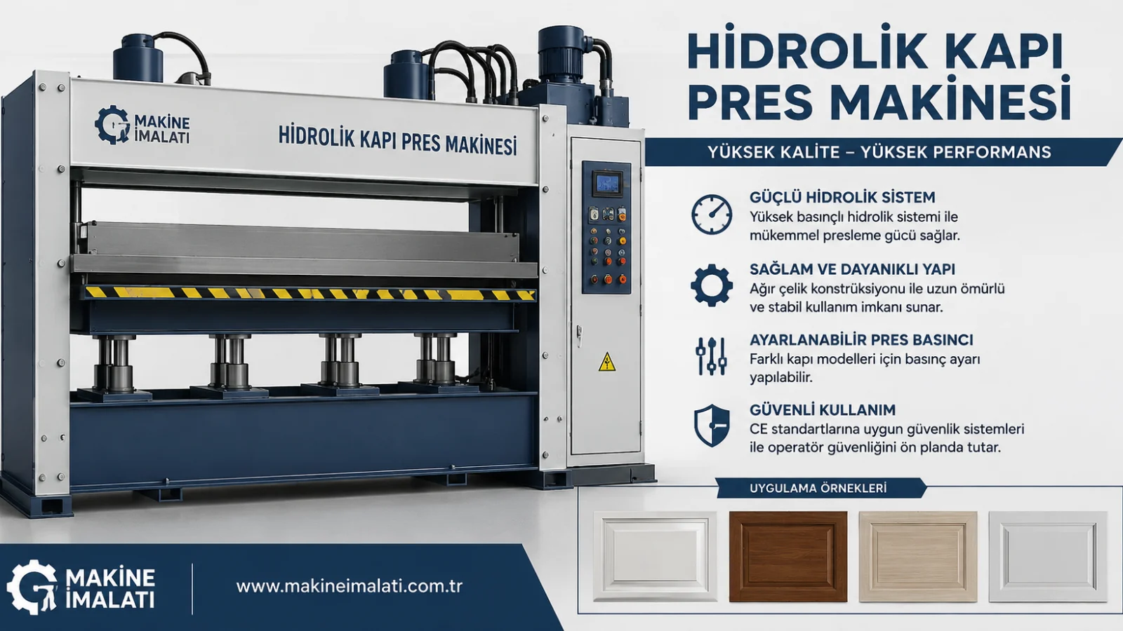 Hidrolik Kapı Pres Makinesi