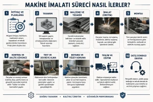 Makine İmalatı Süreci Nasıl İlerler?